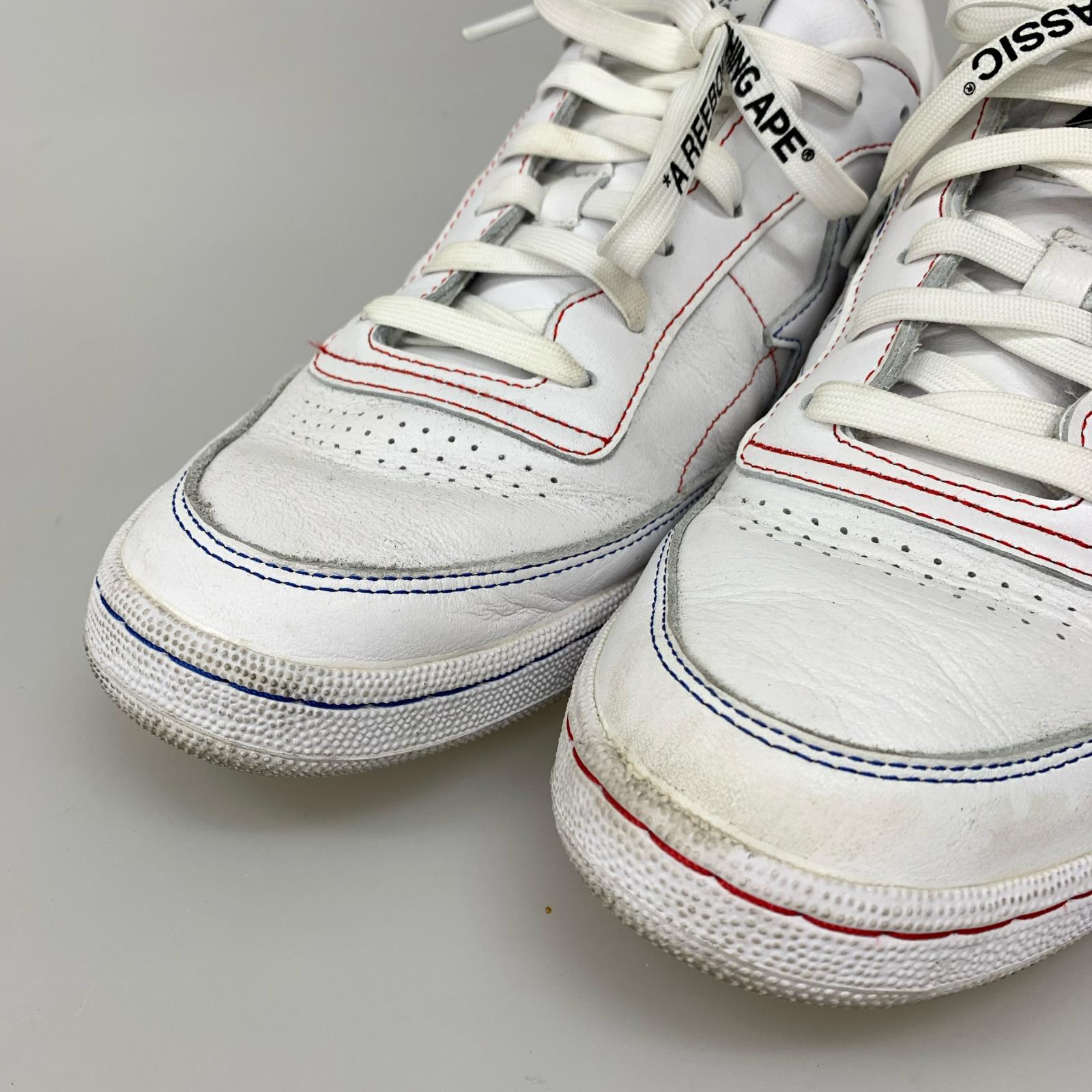 スニーカー Reebok CLUB C 85 BAPE STA Q47367 WHT (28.0) 28cm (US10 UK9 1/2 EU46) ホワイト