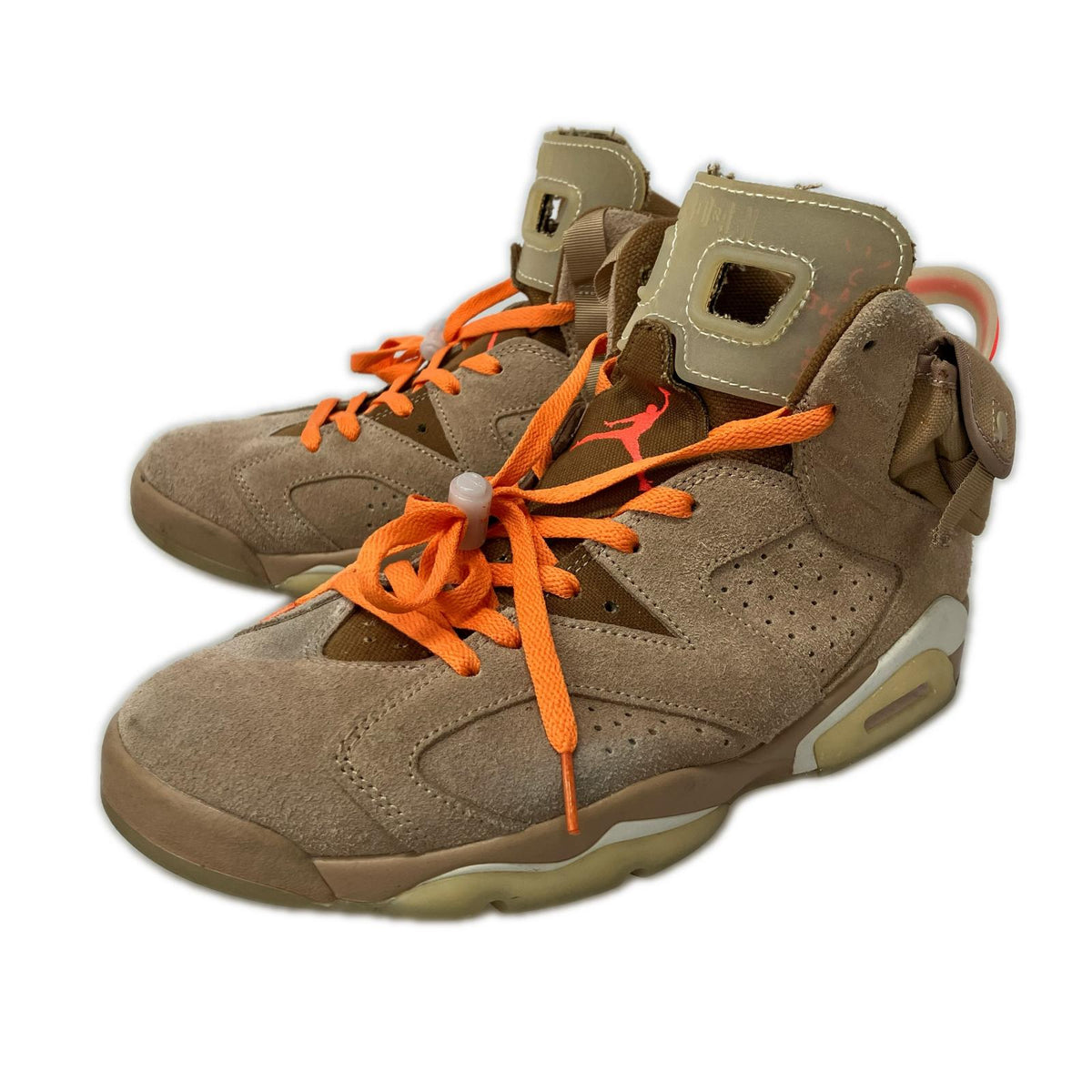スニーカー ×Travis Scott Jordan 6 British Khaki 28cm (US10 UK9 1/2 EU46) ブラウン