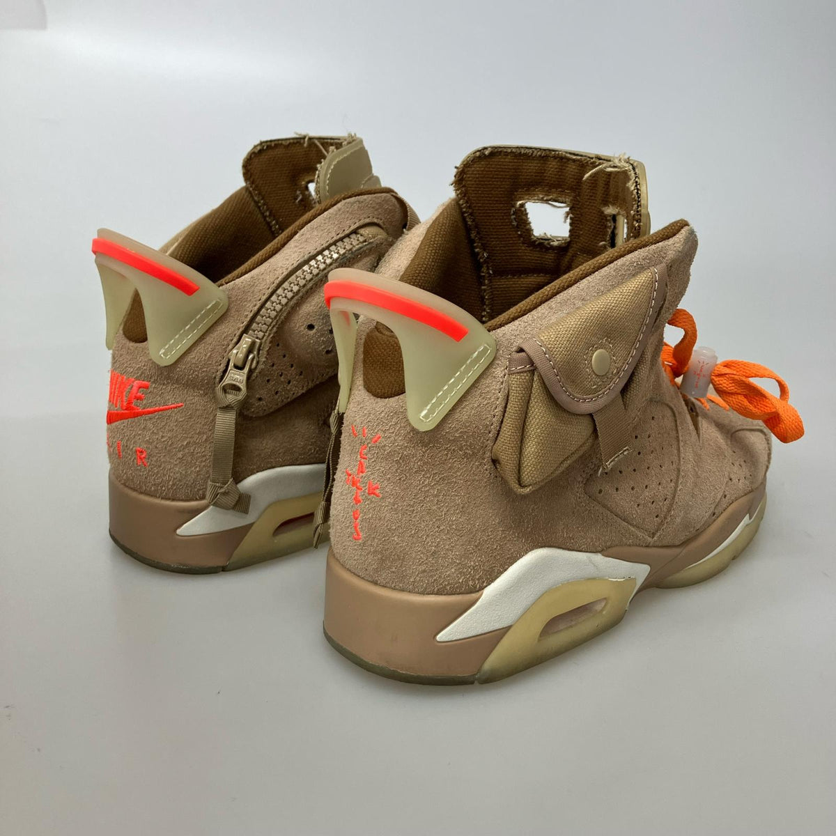 スニーカー ×Travis Scott Jordan 6 British Khaki 28cm (US10 UK9 1/2 EU46) ブラウン