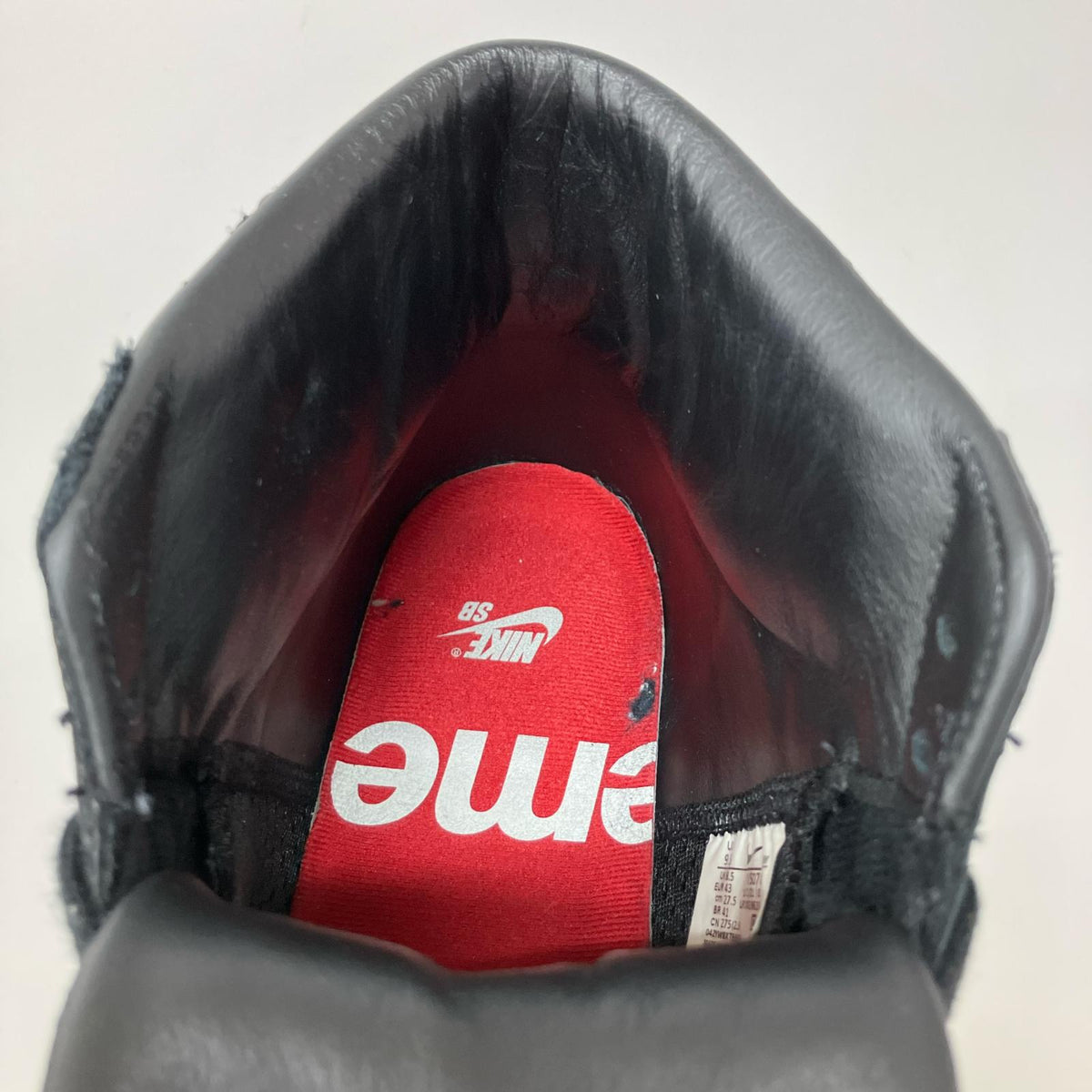 スニーカー ×Supreme SB Blazer Mid Black 27.5cm (US9 1/2 UK9 EU45) ブラック