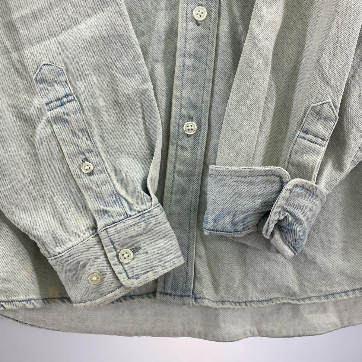 長袖シャツ Supreme FW24 Small Box Denim Shirt (L) L ブルー