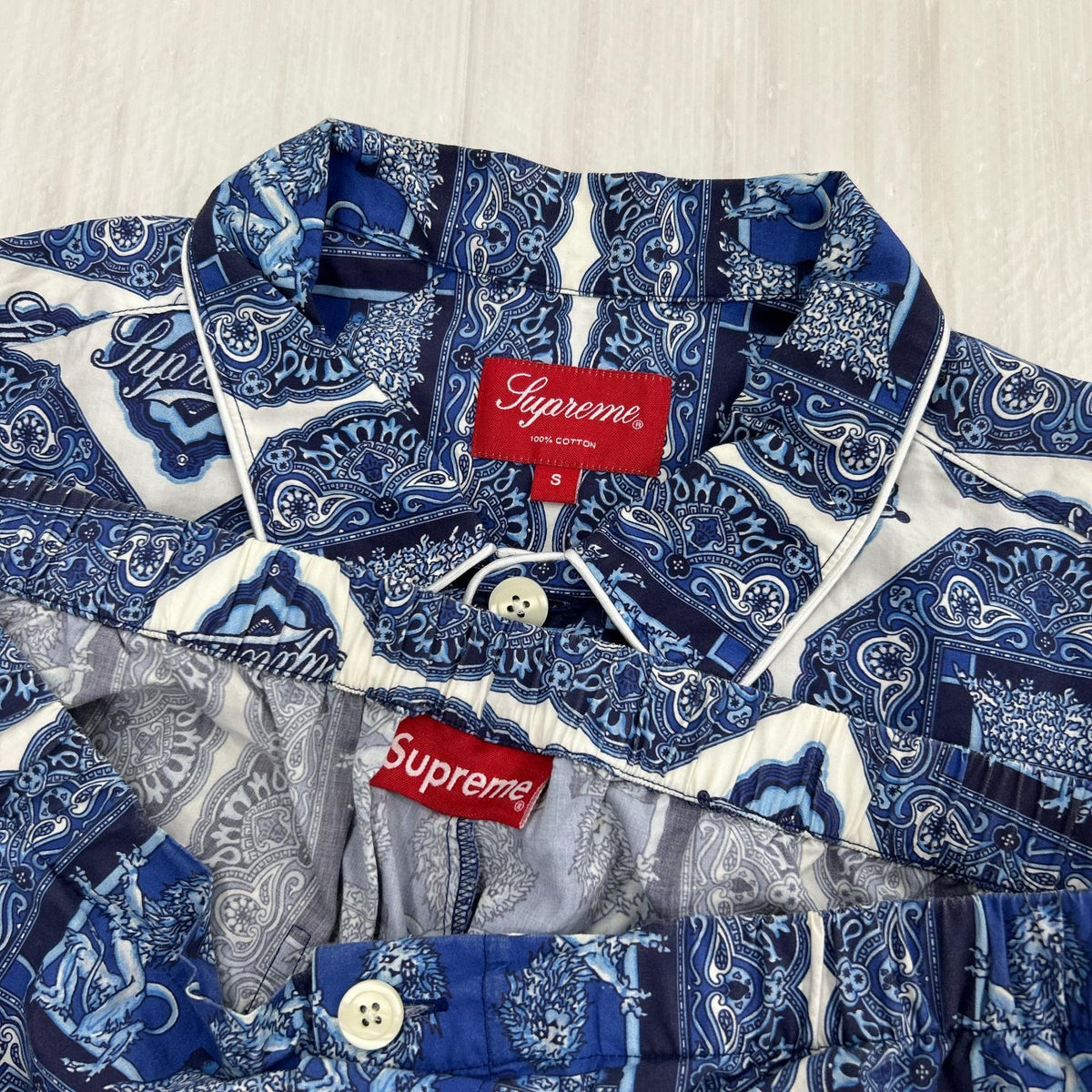 セットアップ 22ss Regency Pajama set 総柄 S
