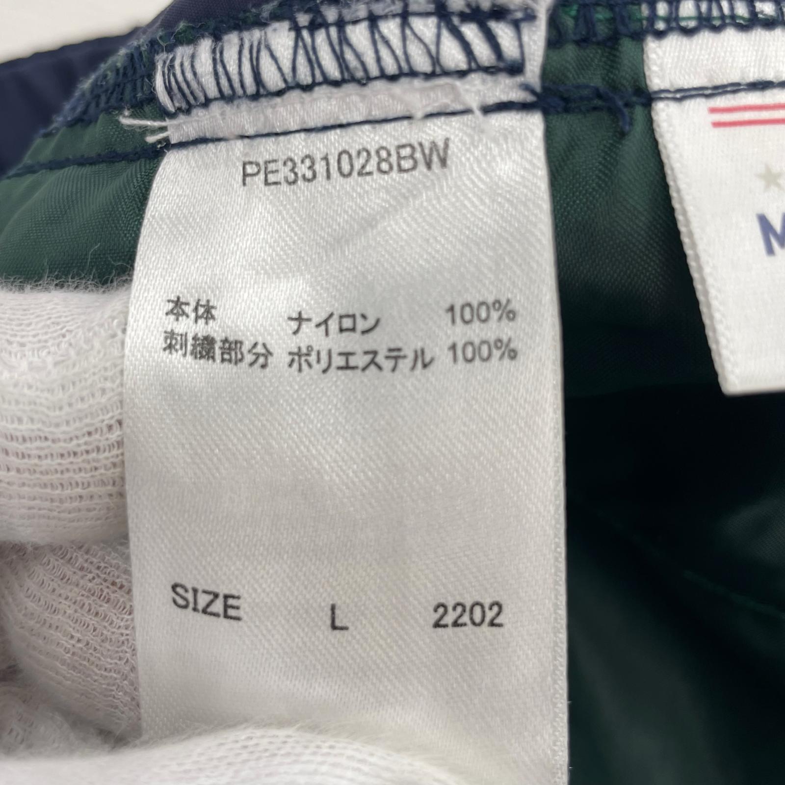 パンツ Perushu×MLB レッドソックス ナイロン 紺 L L ネイビー