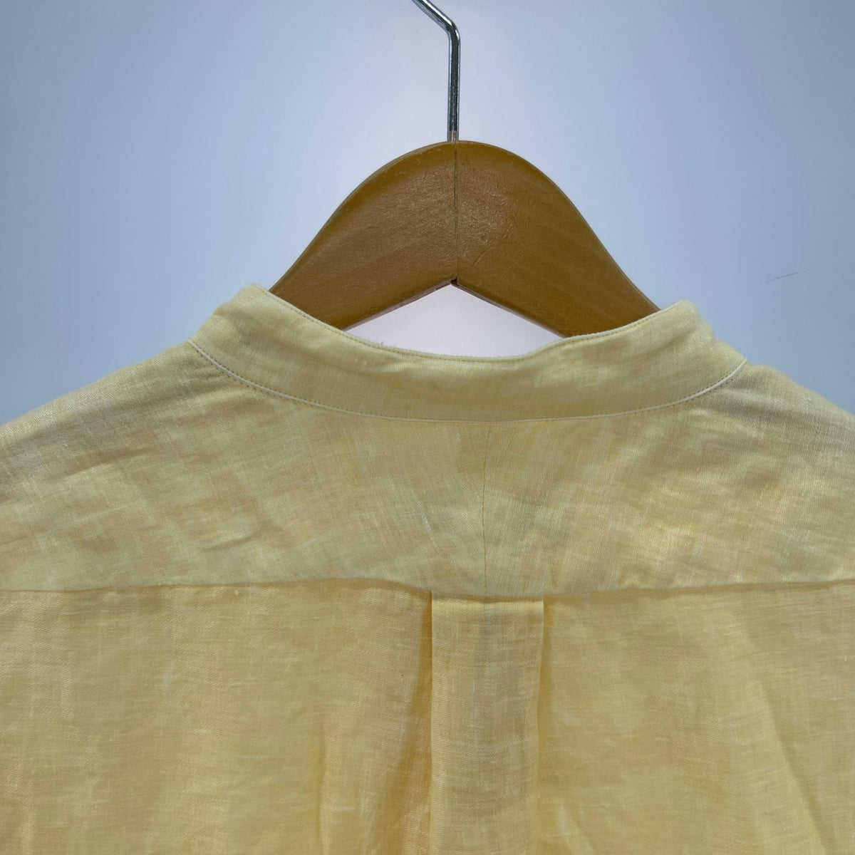 長袖シャツ MAATEE&SONS モールスキンプルオーバーシャツ 26SS 2 イエロー