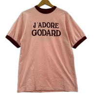 半袖Tシャツ j'adore godard Tシャツ ピンク S ピンク