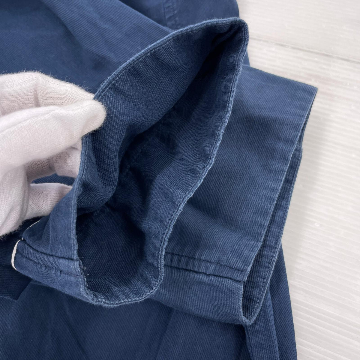 長袖シャツ パジャマシャツ XL ネイビー