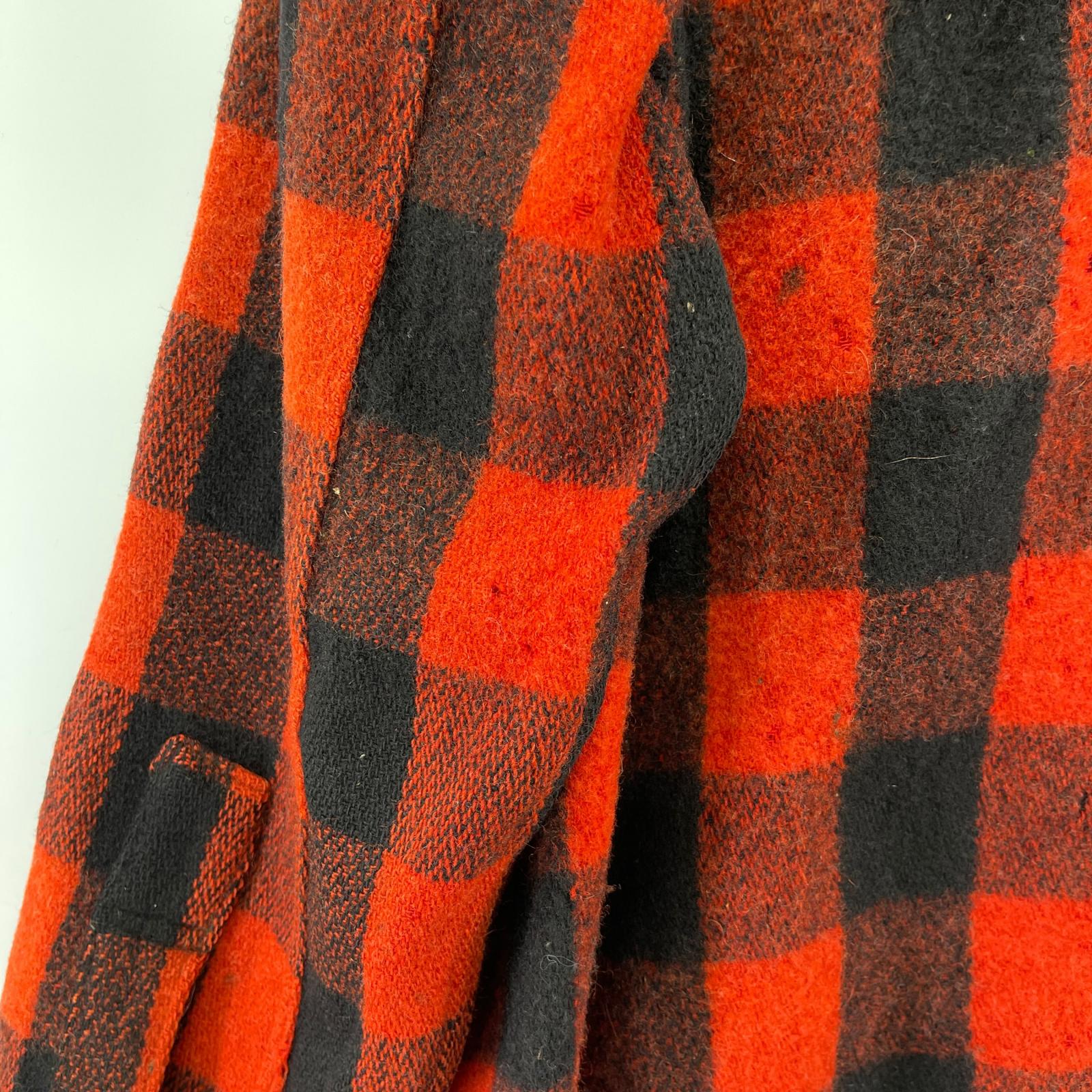長袖シャツ 50s ウール バッファローチェック