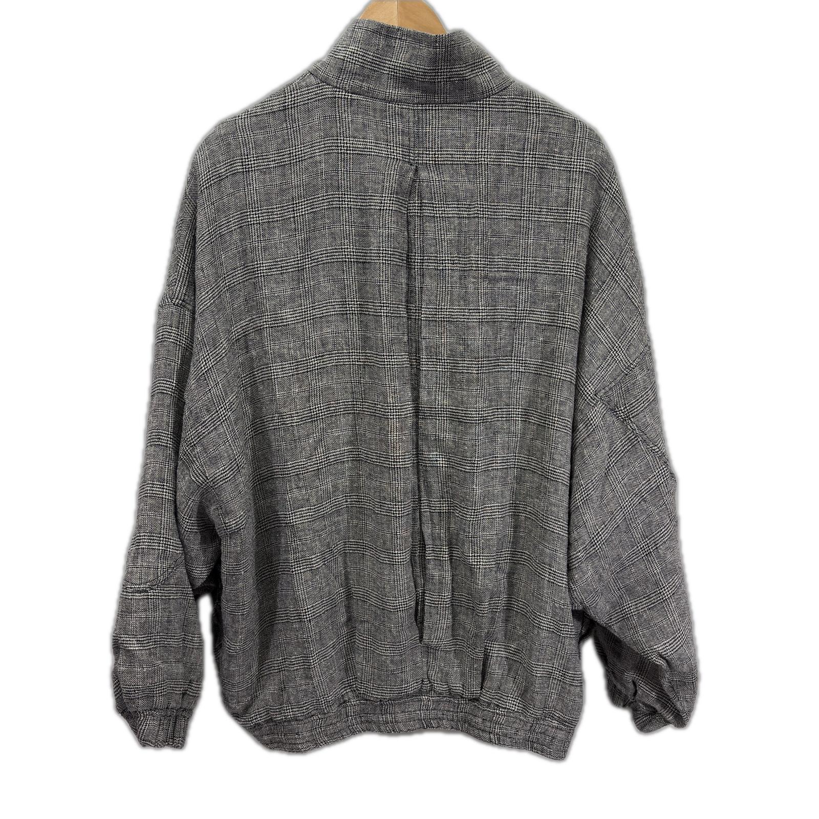 ブルゾン 25AW シルクMIXチェックブルゾン
