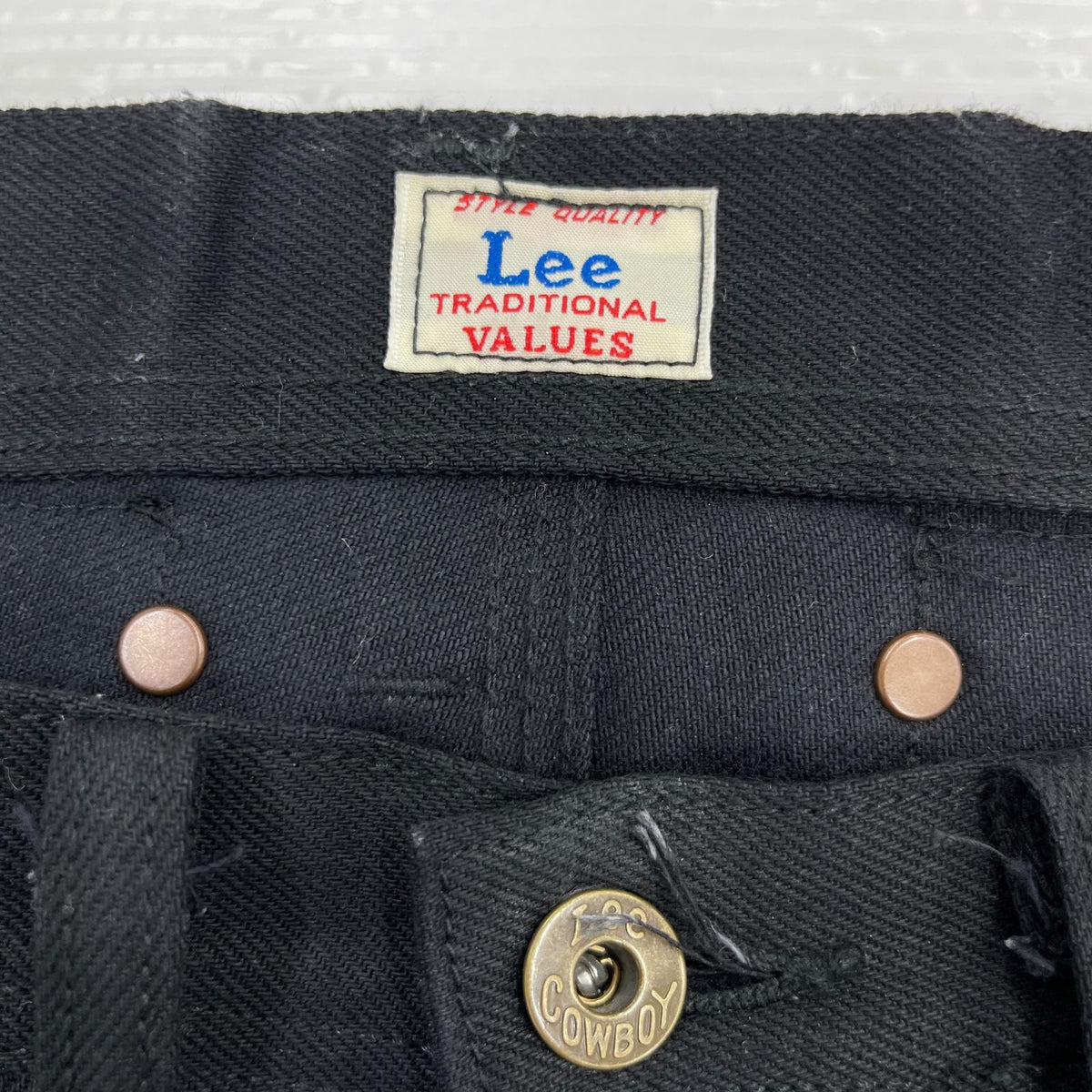 デニムパンツ COWBOY BLACK DENIM PANTS (30) 30 ブラック