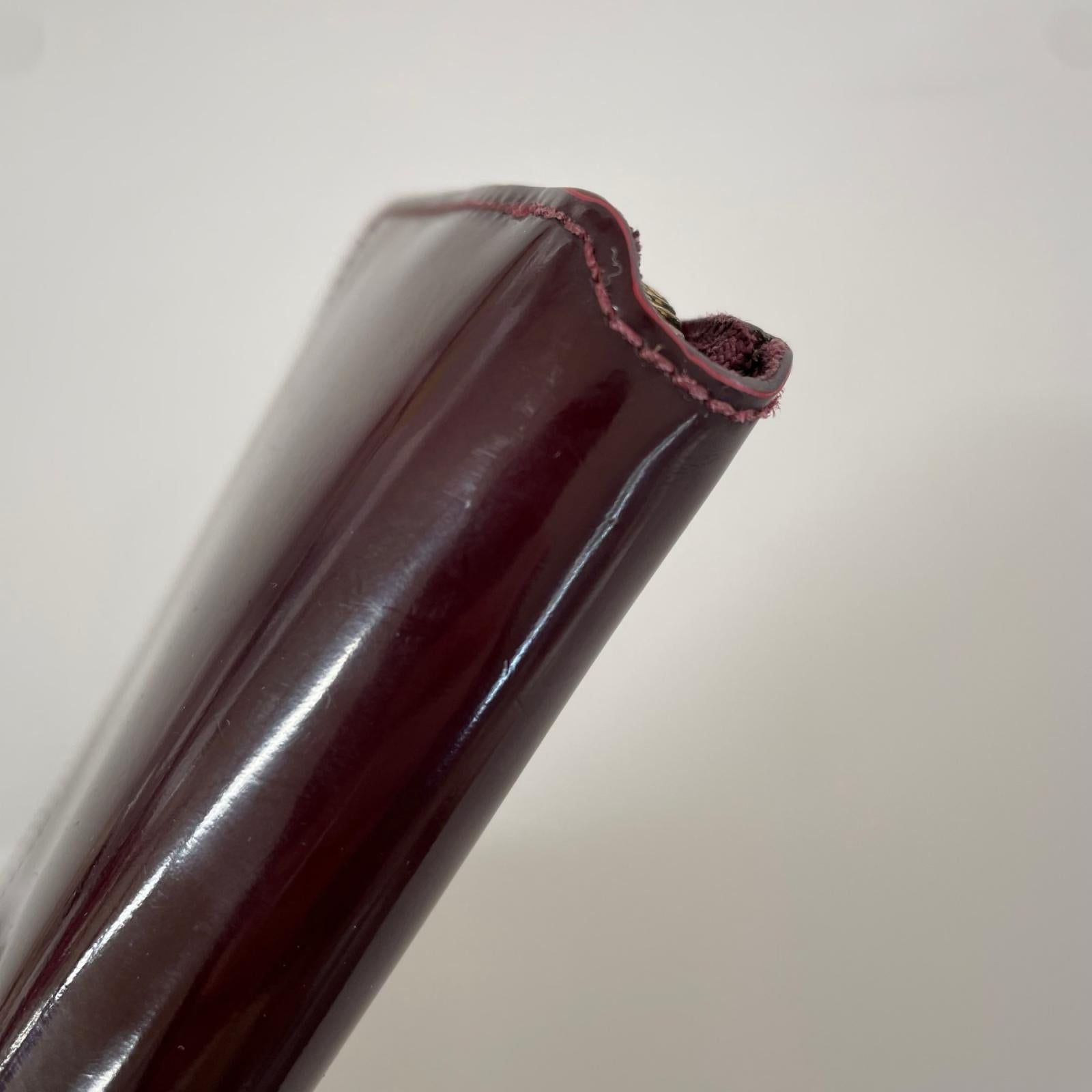 長財布 ジップslv925 ワインレッド