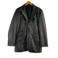 レザージャケット LambSkinLeatherTailored L BLK L ブラック