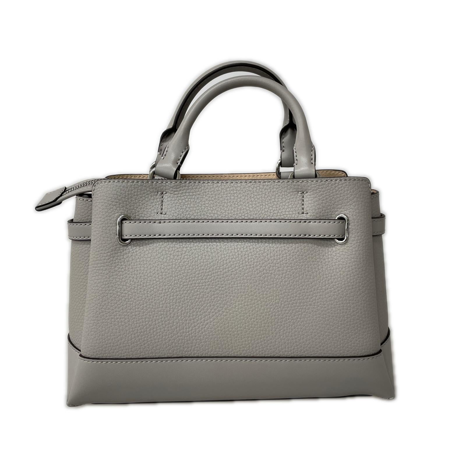 ハンドバッグ Reed Small Leather Satchel ベージュ グレー