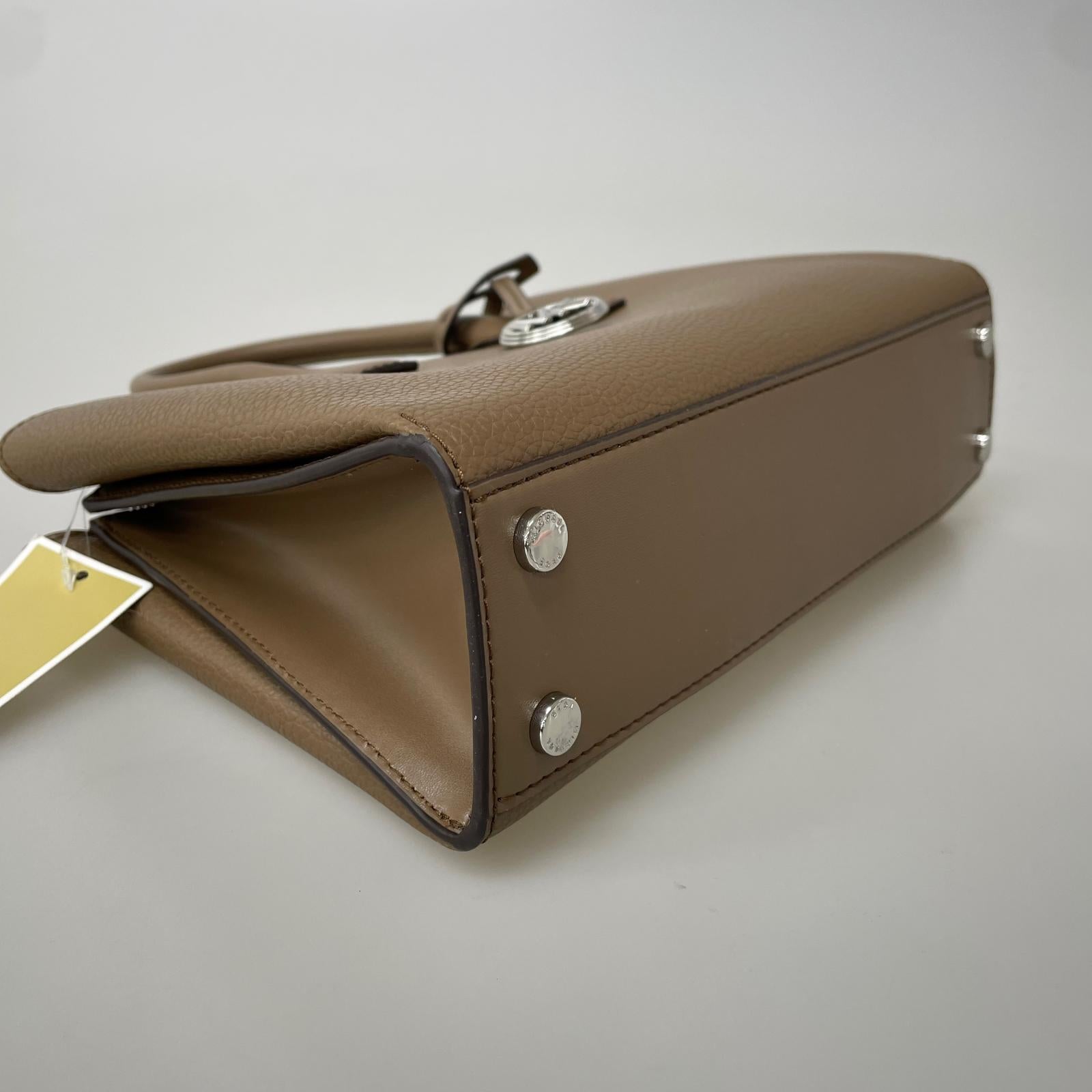 ハンドバッグ Ruthie Small Leather Satchel 茶 ブラウン