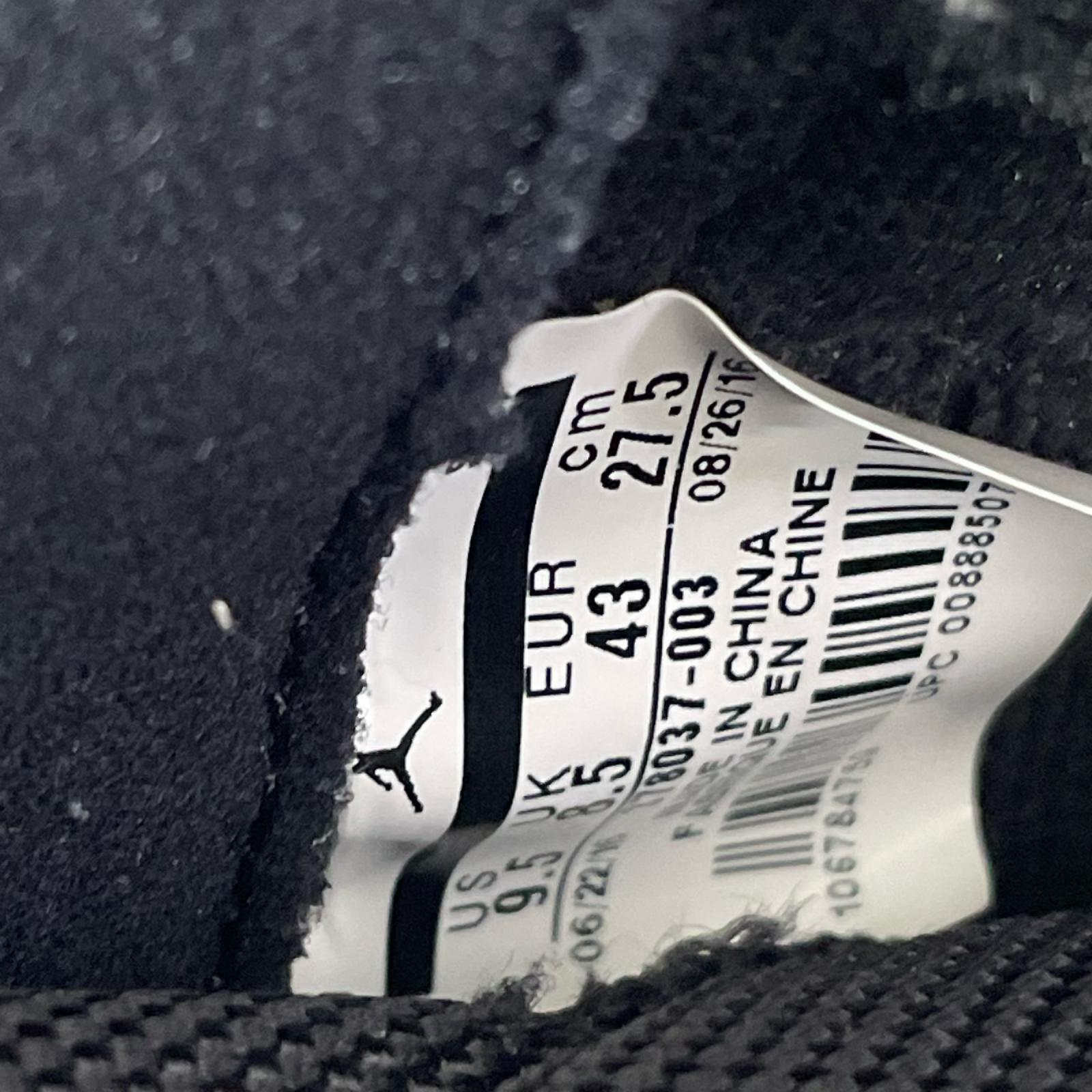 スニーカー AIR JORDAN 11 RETRO/27.5/278037-003 27.5cm (US9 1/2 UK9 EU45) ブラック