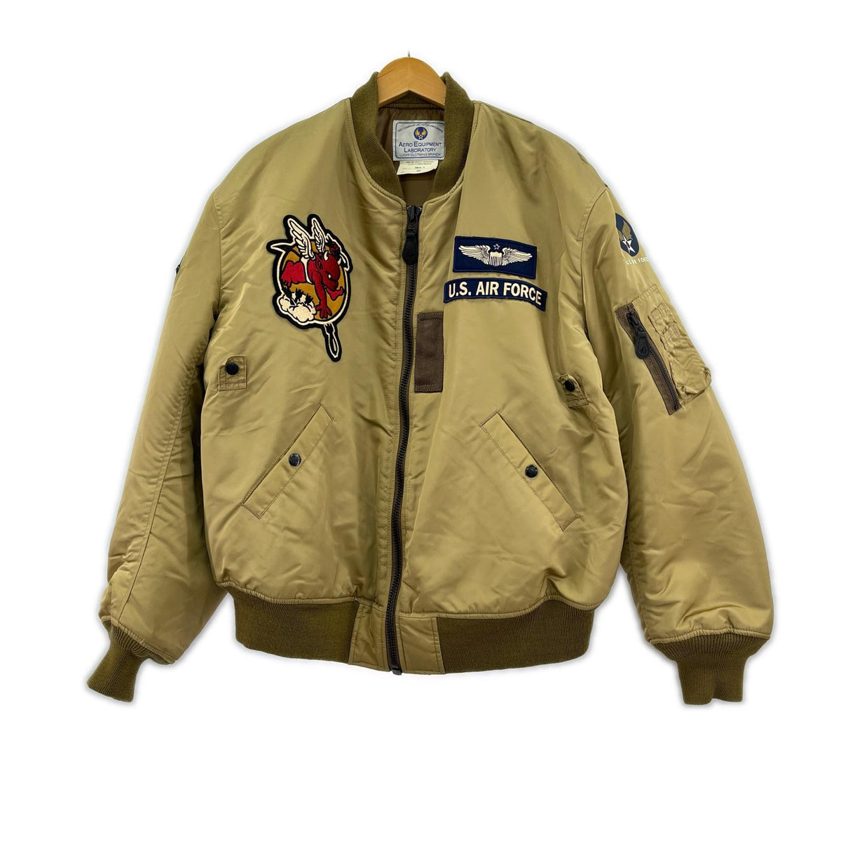 ジャケット AERO EQUIPMENT LABORATORY ベージュ 46 ベージュ
