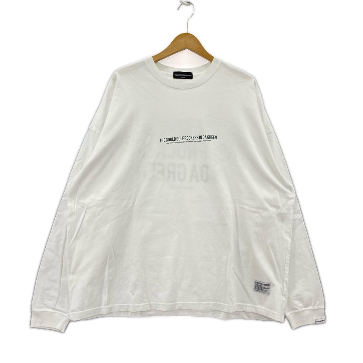 長袖Tシャツ GOOLD GOLF ROCKERS 白(XL) ホワイト