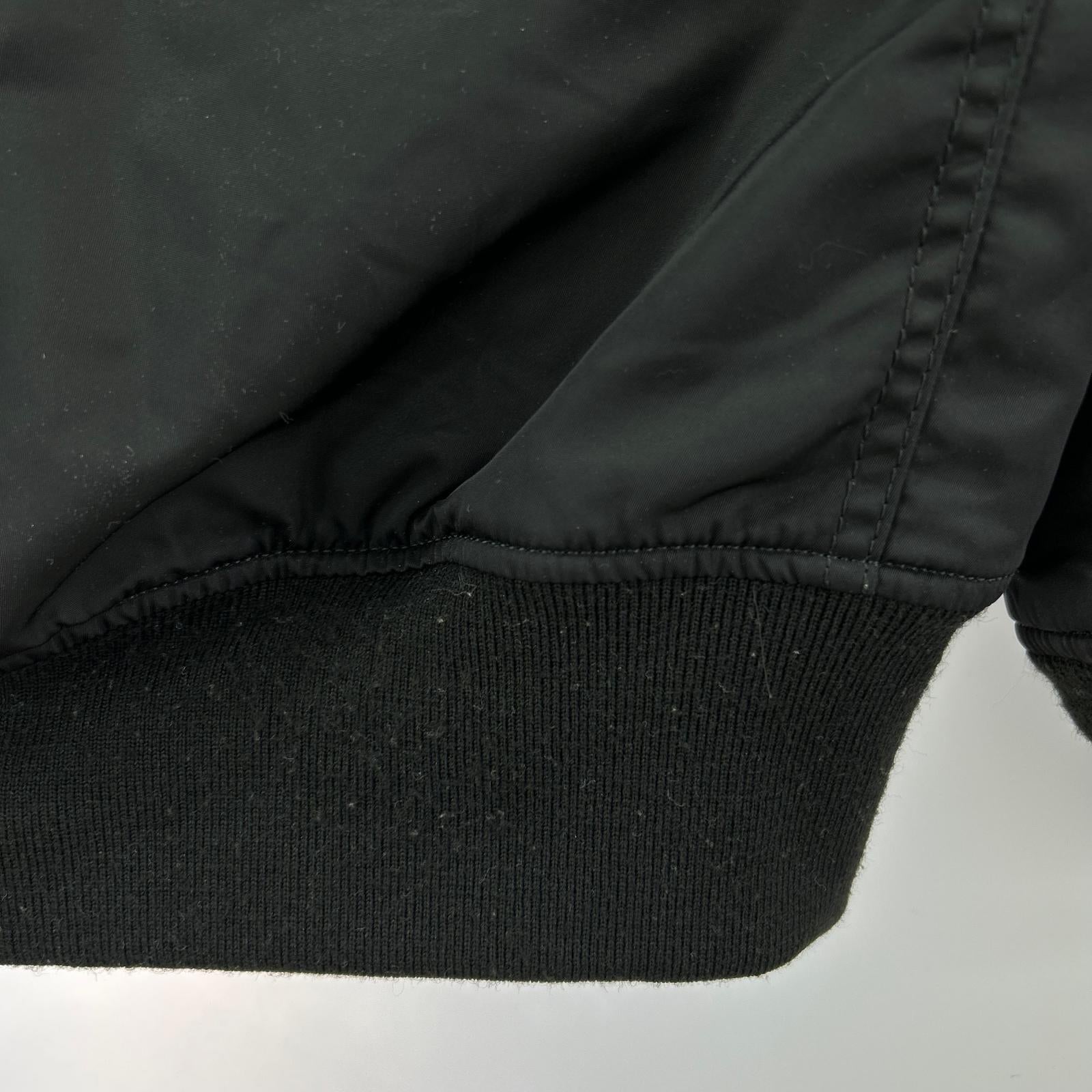 ジャケット 15AW プリマロフト エアフォース フーデッドジャケット 黒 M M ブラック