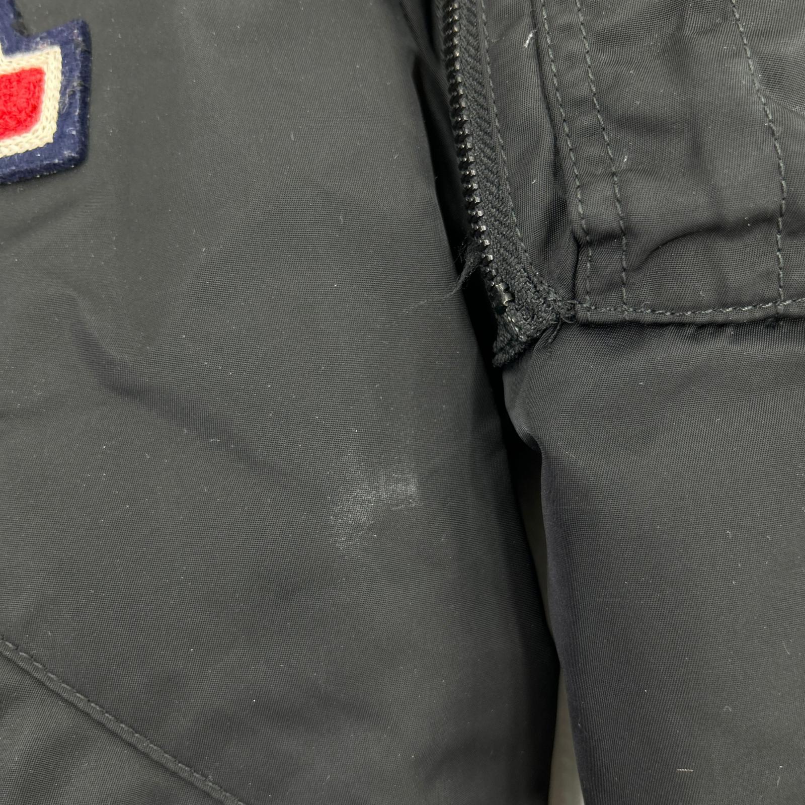 ジャケット 15AW プリマロフト エアフォース フーデッドジャケット 黒 M M ブラック