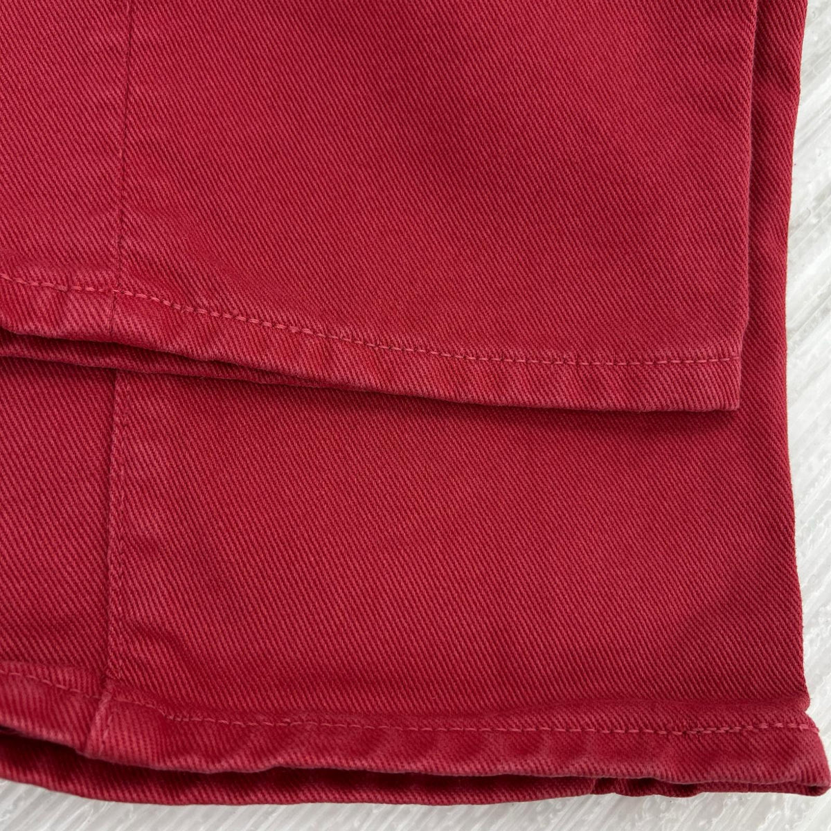 デニムパンツ カラーデニムパンツ W30 115 レッド