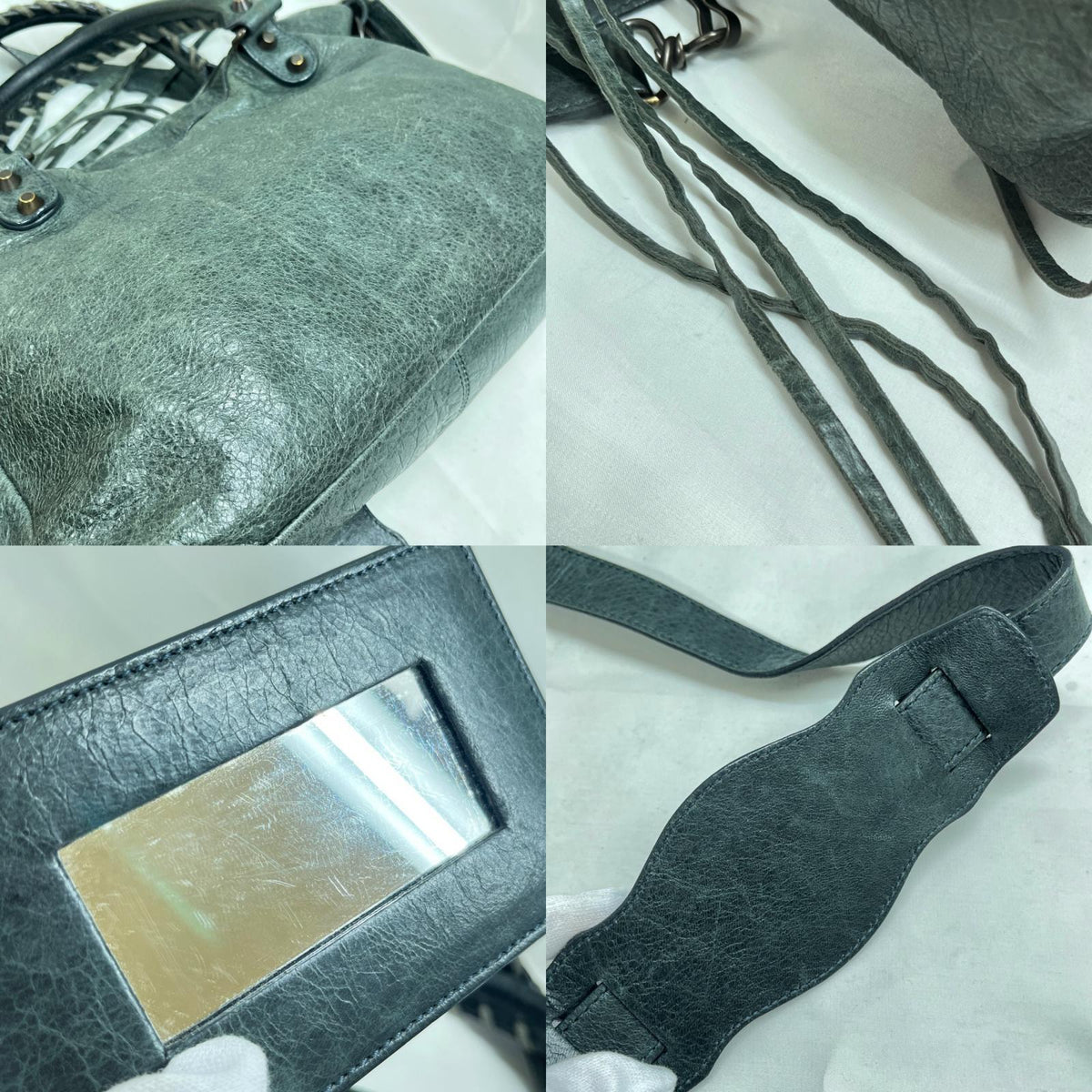 240579 ザ タウン バッグ グレー