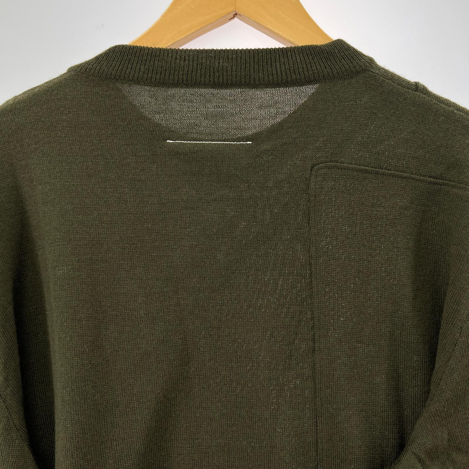 ニット 24年 Deformed Sweater カーキ (M) M カーキ