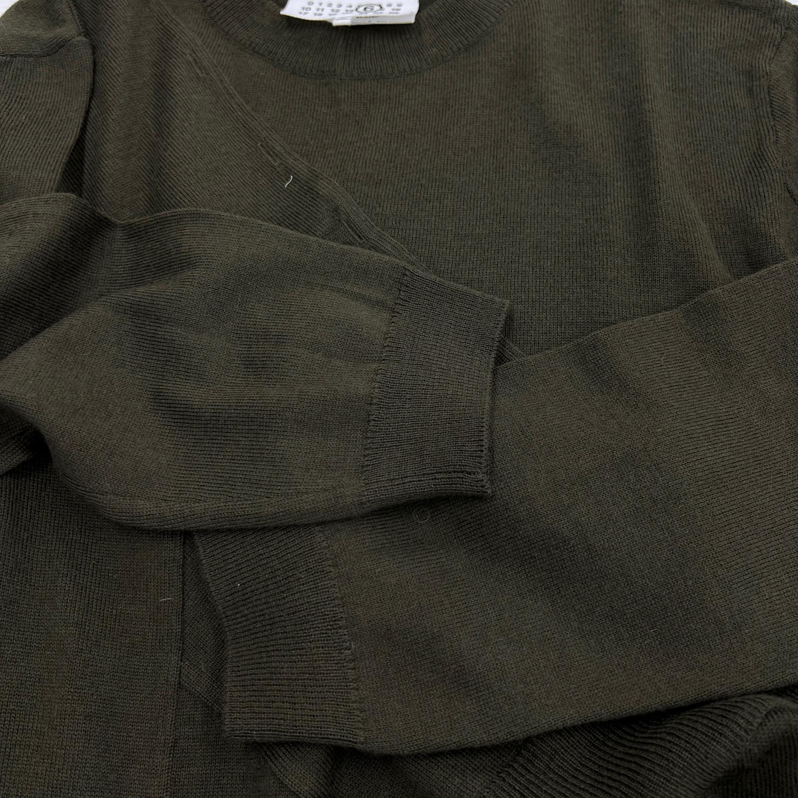ニット 24年 Deformed Sweater カーキ (M) M カーキ