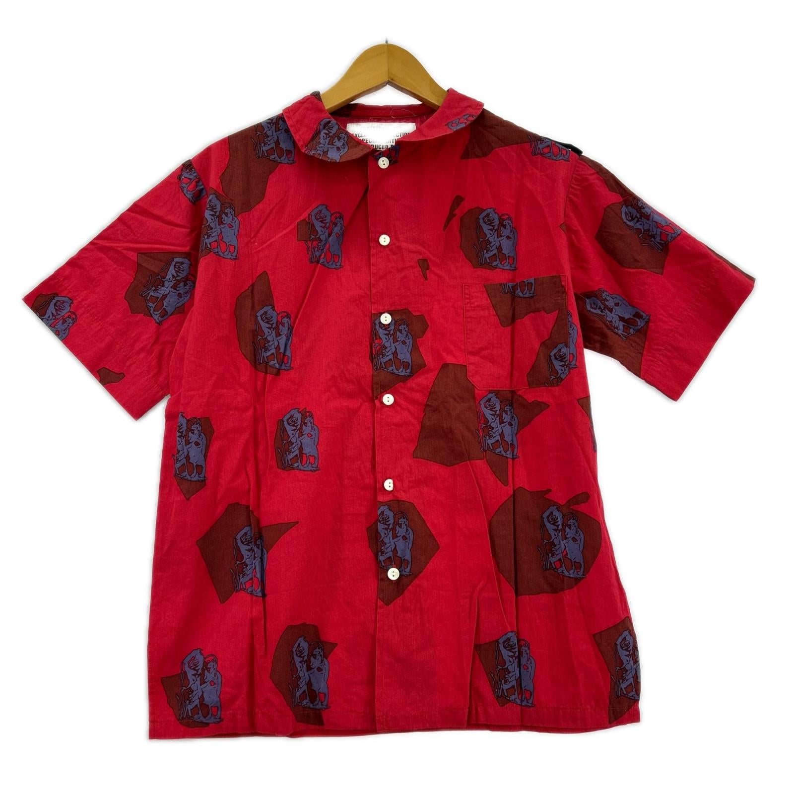 半袖シャツ SEDITIONARIES ダーティストリッパー 赤 S レッド