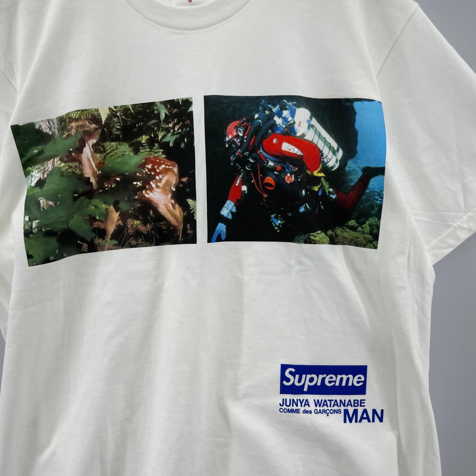 半袖Tシャツ JUNYA WATANABE フォトTee ホワイト M ホワイト
