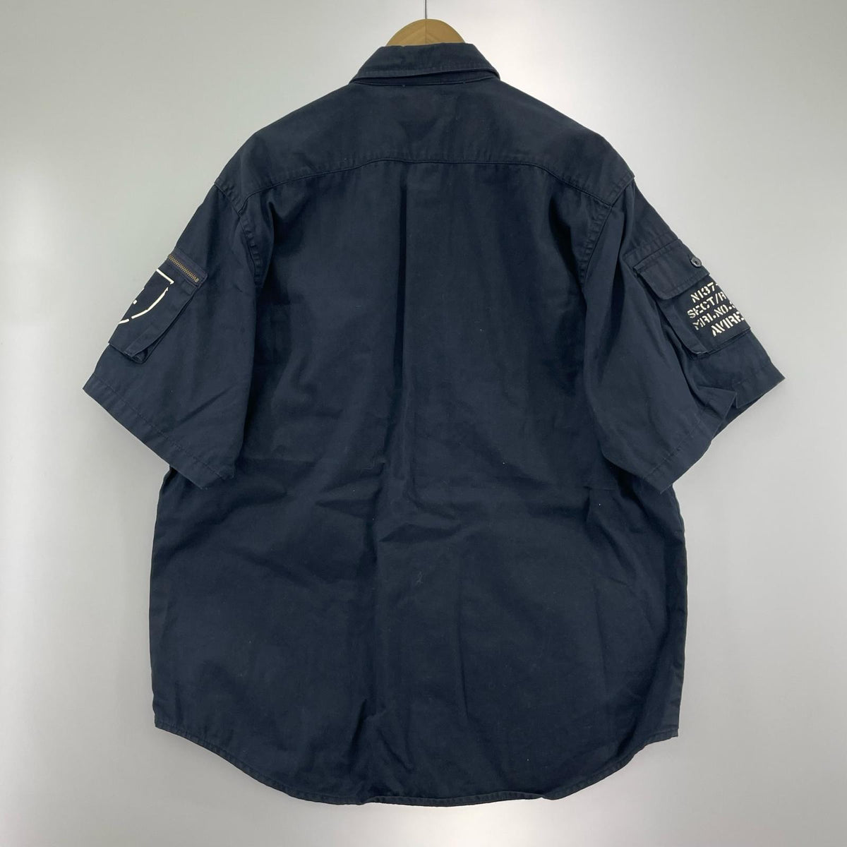 半袖シャツ BASIC FATIGUE SHORT SLEEVE SHIRT ブラック