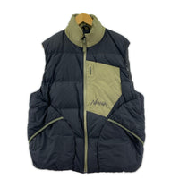 ダウンベスト MAZENO RIDGE VEST ブラック/カーキ L ネイビー