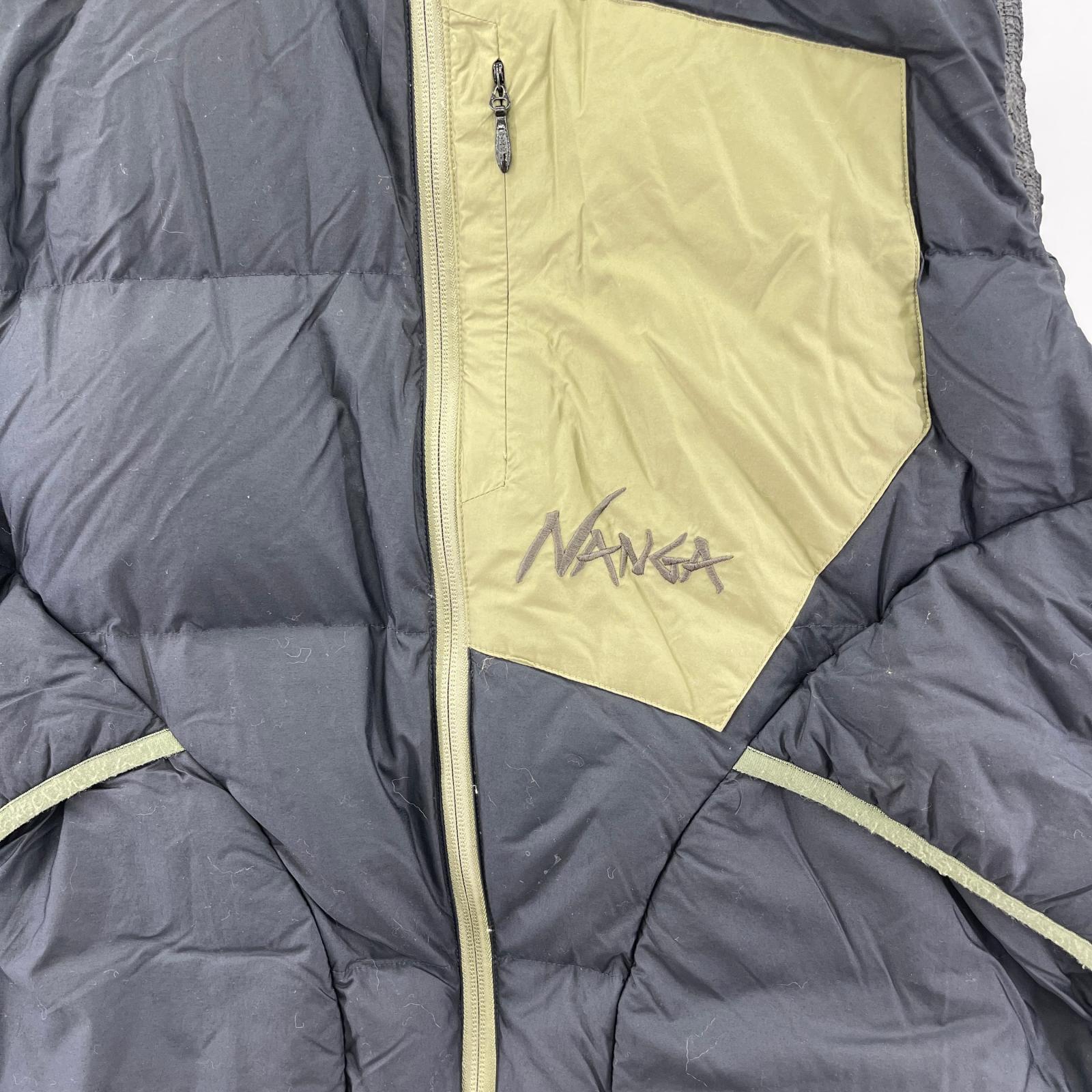 ダウンベスト MAZENO RIDGE VEST ブラック/カーキ L ネイビー
