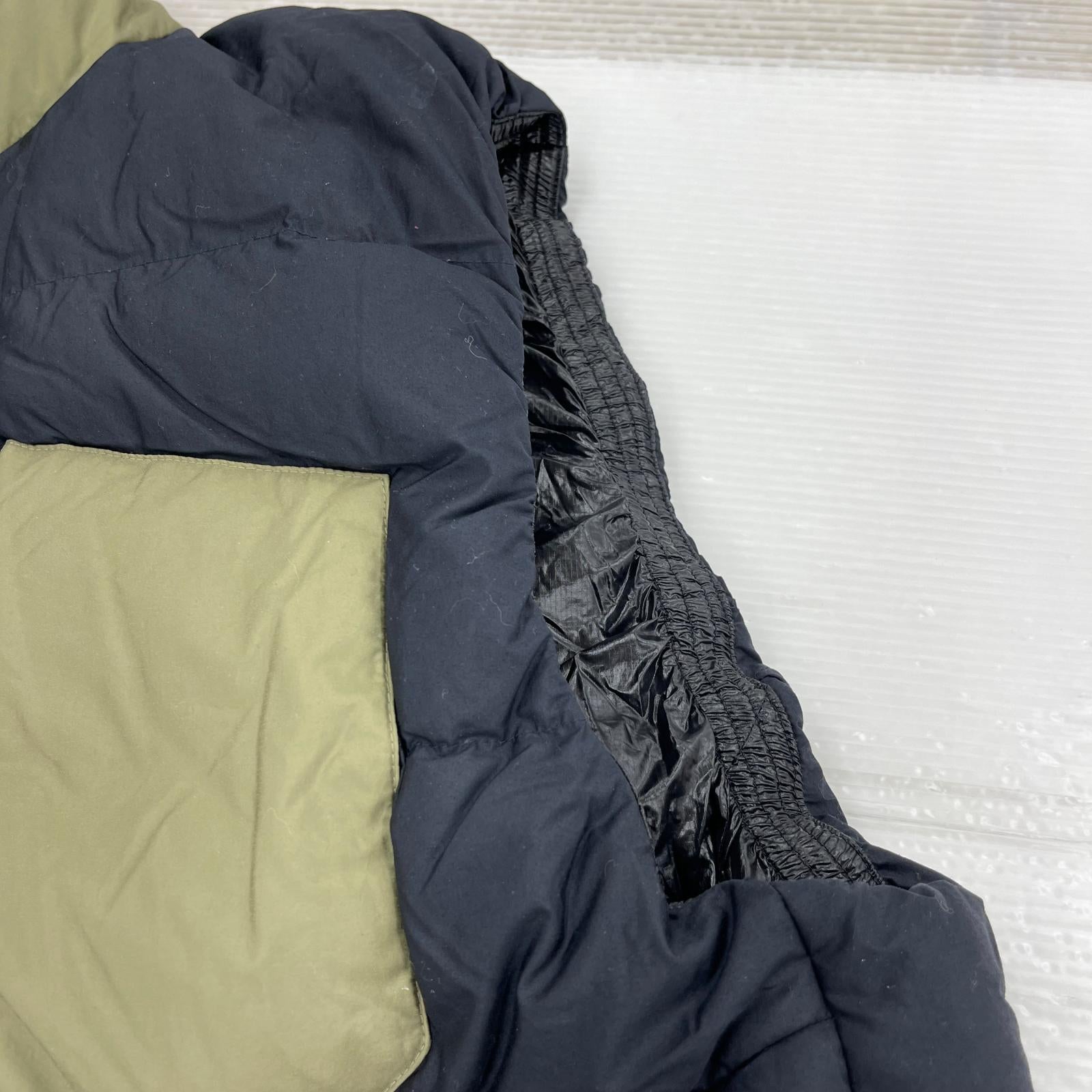 ダウンベスト MAZENO RIDGE VEST ブラック/カーキ L ネイビー