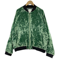 ジャケット VELVET BLOUSON 緑 (M) M グリーン