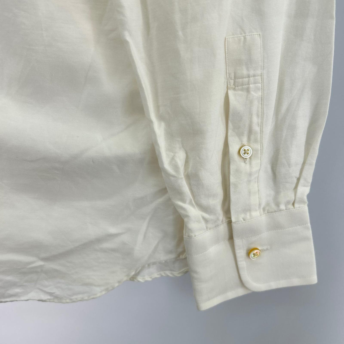 長袖シャツ FRANKLIN TAILORED コットンシルク 白 (3) 3 ホワイト