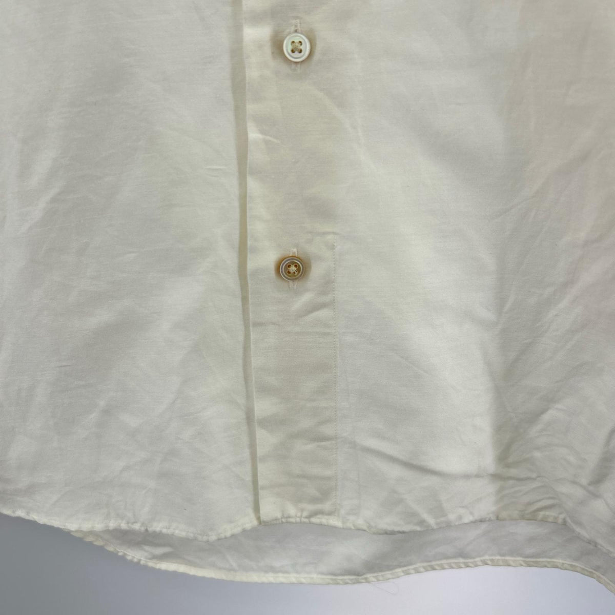 長袖シャツ FRANKLIN TAILORED コットンシルク 白 (3) 3 ホワイト