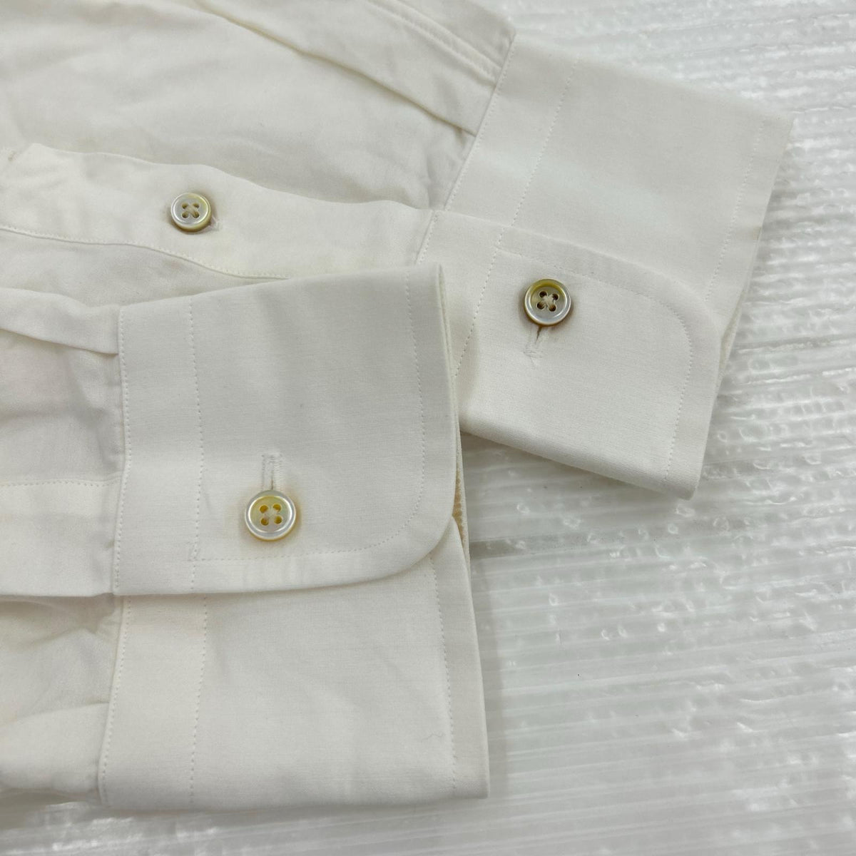 長袖シャツ FRANKLIN TAILORED コットンシルク 白 (3) 3 ホワイト