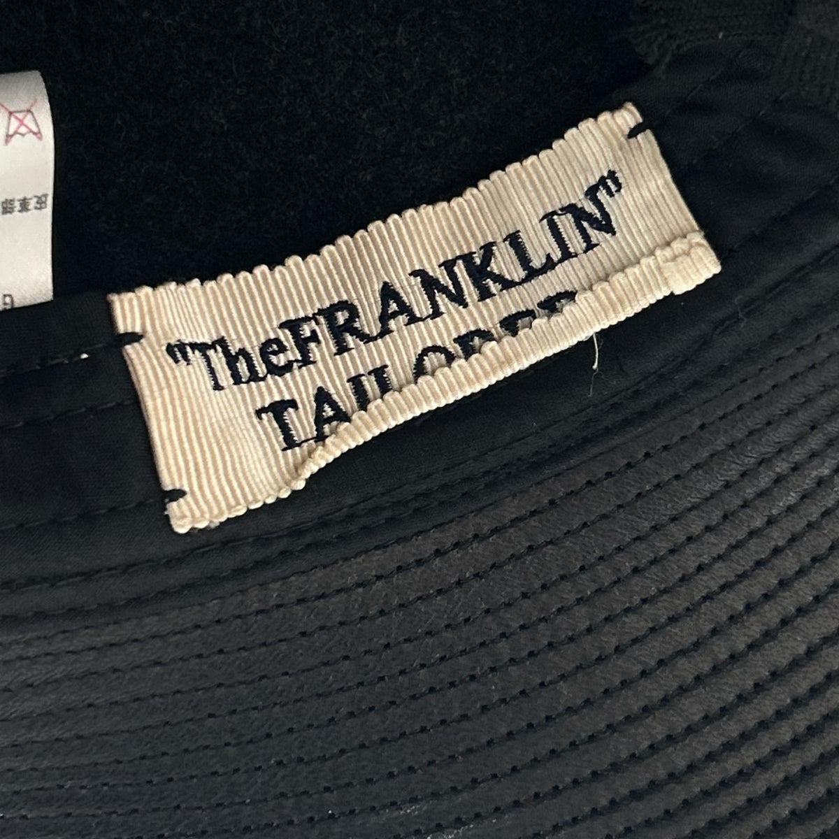 ハット FRANKLIN TAILORED つば裏レザー グレー