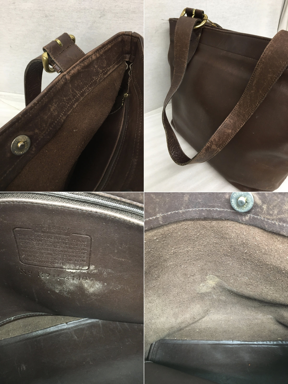 OLD COACH USA製4140 レザートートバッグ
