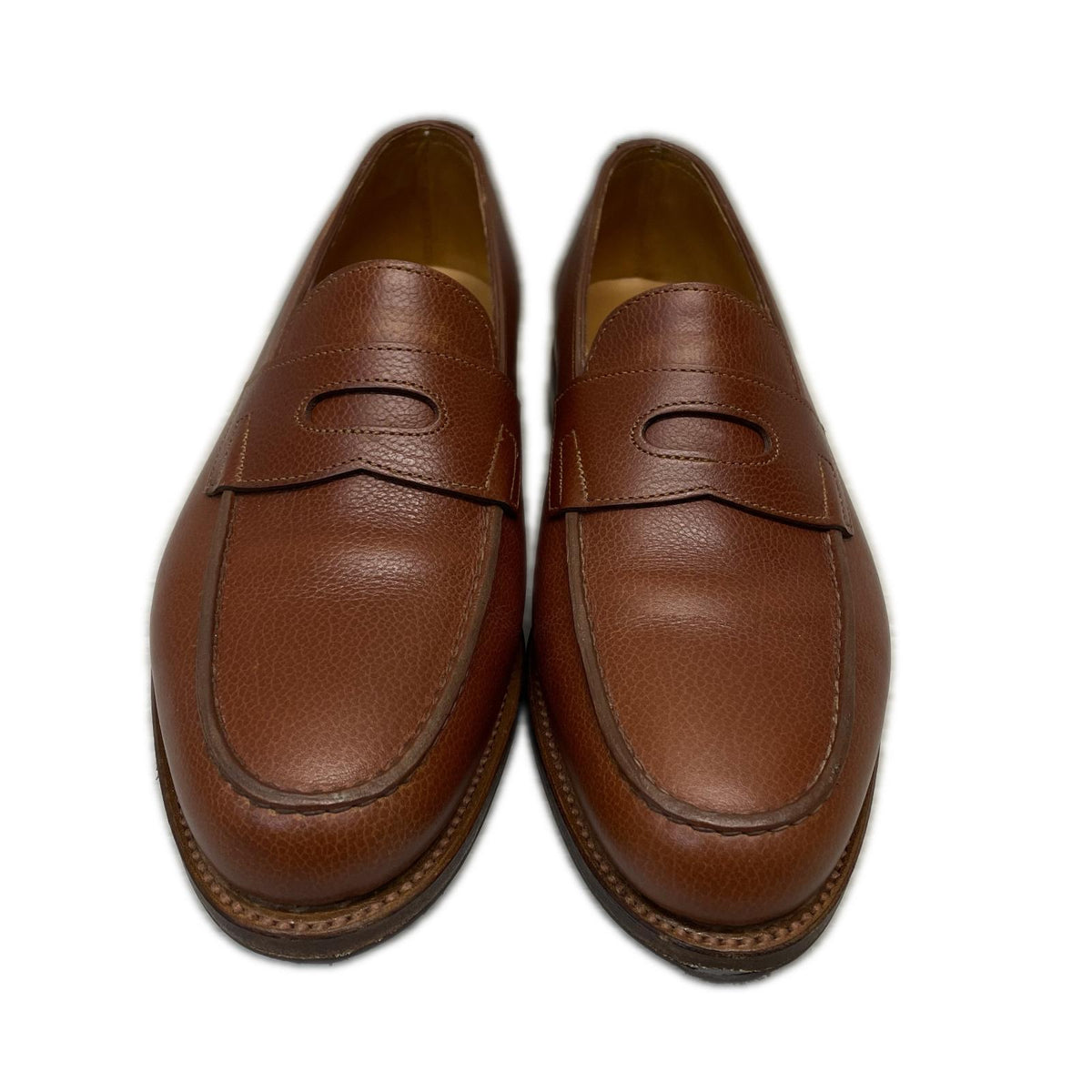 シューズ JOHN LOBB LOPEZ ロペス ペニーローファー 5 茶 ブラウン