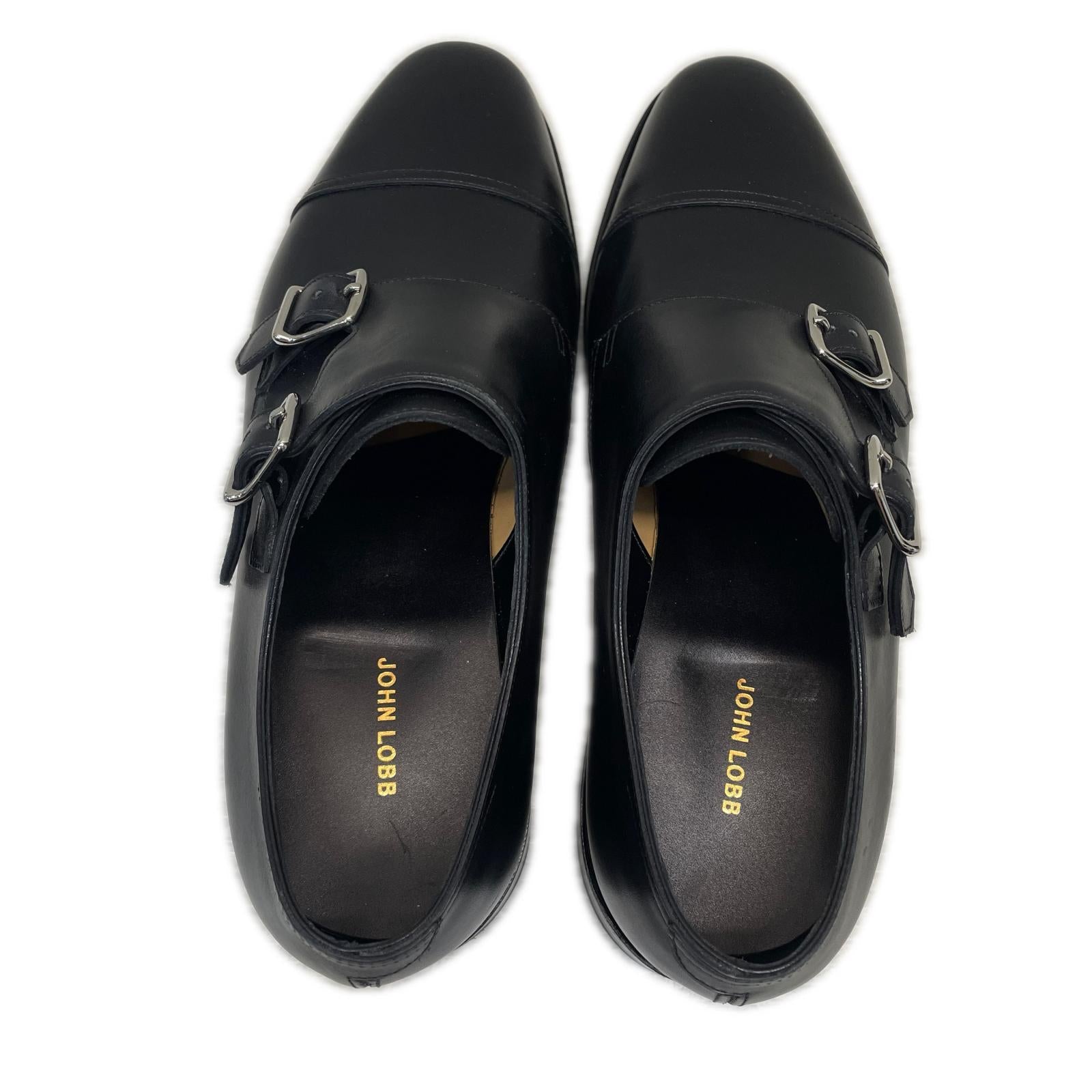 シューズ JOHN LOBB William ダブルモンクストラップ レザーシューズ 5 黒 ブラック