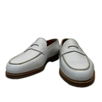 シューズ JOHN LOBB LOPEZ ロペス ペニーローファー 5 白 ホワイト