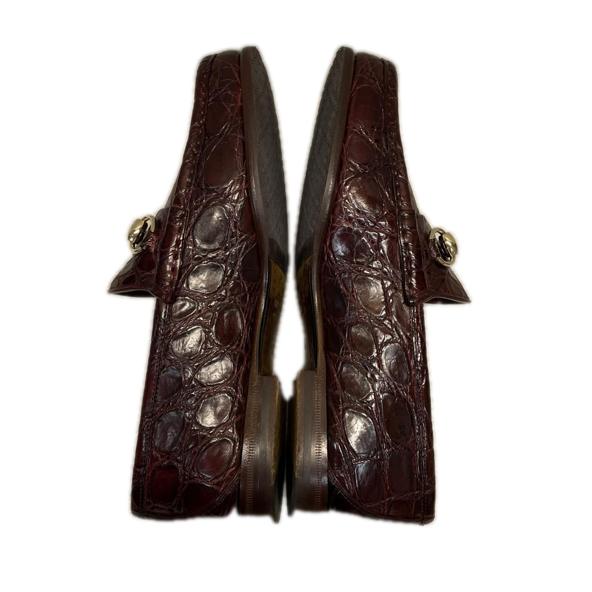 GUCCI クロコダイル ホースビットローファー 325023 23.5cm (US5 1/2 UK5 EU37)