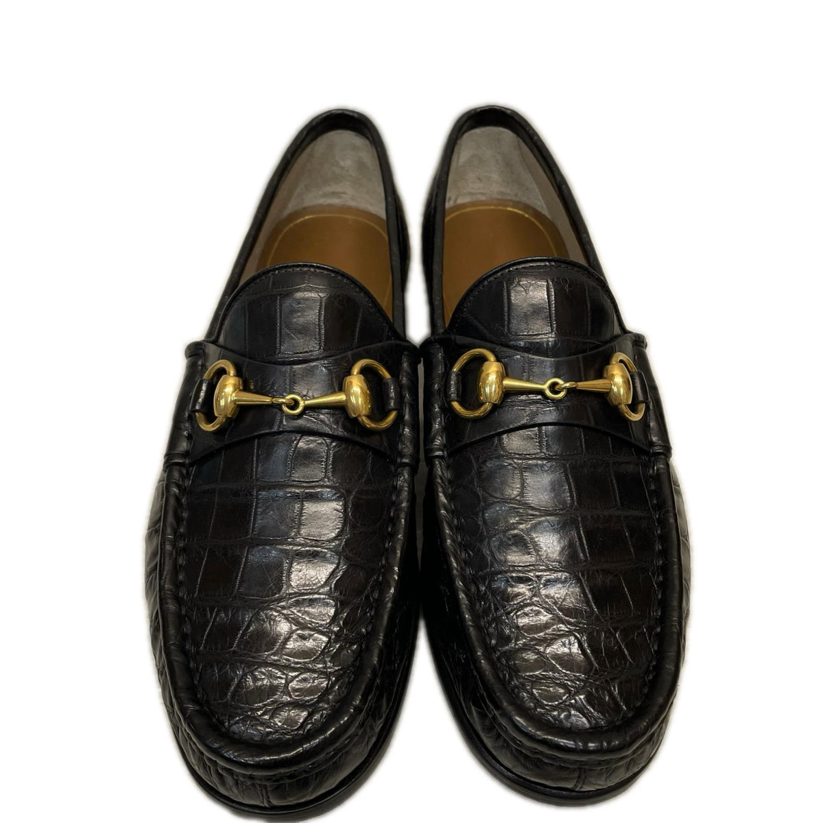 GUCCI 1953 クロコダイル ホースビットローファー 23.5cm (US5 1/2 UK5 EU37)