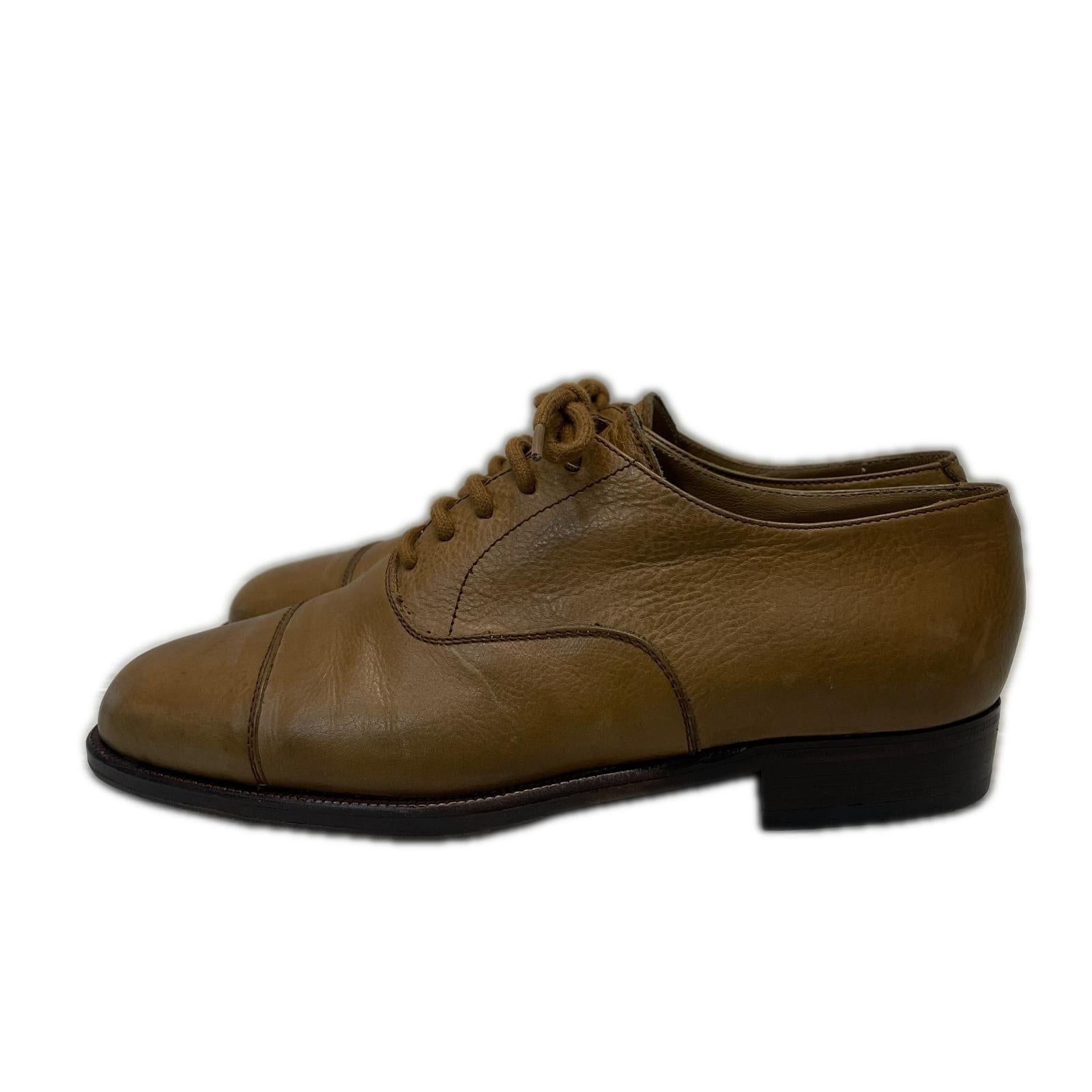 スニーカー GIORGIO ARMANI レザーシューズ 5 ベージュ ベージュ