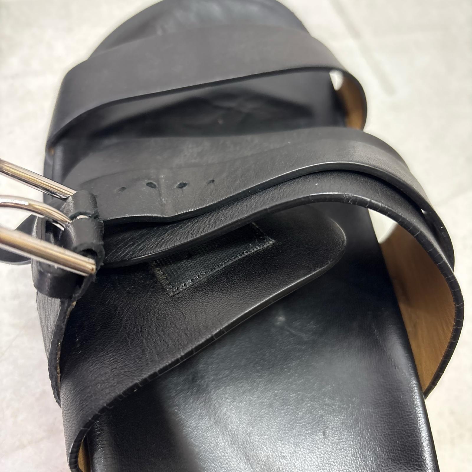 HERMES ストラップレザーサンダル 27cm (US9 UK8 1/2 EU44)