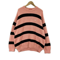 ニット Loose Gauge Stripe Small Box Sweater (L) L