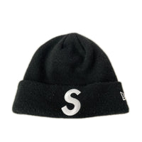 ニットキャップ NEW ERA S Logo Beanie BLK ブラック