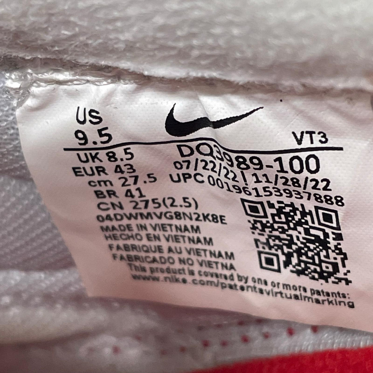 スニーカー Air Max 1 ’86 OG Big Bubble Red 27.5cm