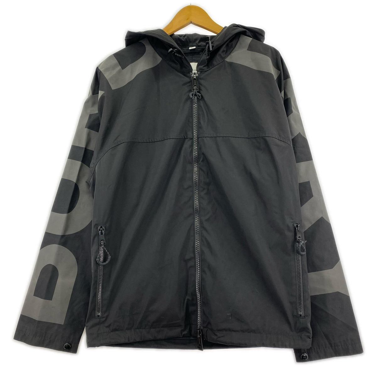 ブルゾン BURBERRY フーディッド ジップジャケット ブラック (XS) ブラック