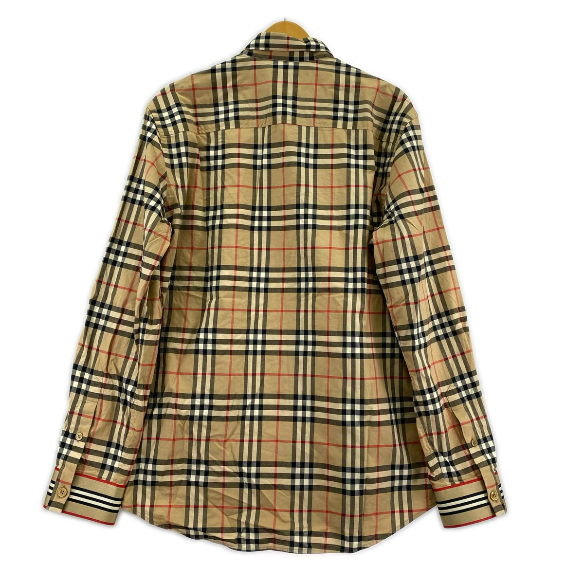 長袖シャツ BURBERRY 20AW CHECKD SHIRT M ベージュ